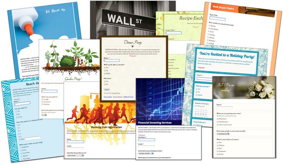 Оформление гугл форм