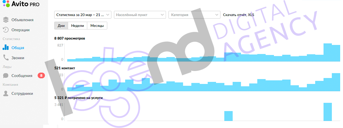 Продвижение на Avito