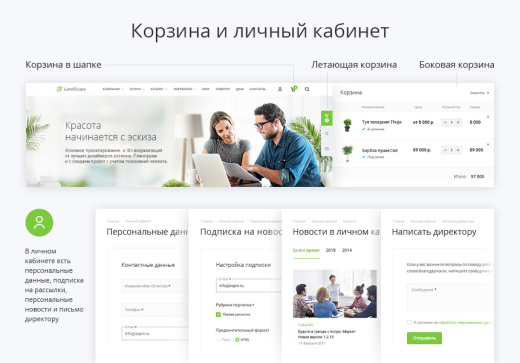 Аспро: Ландшафт + 1С-Битрикс: Старт