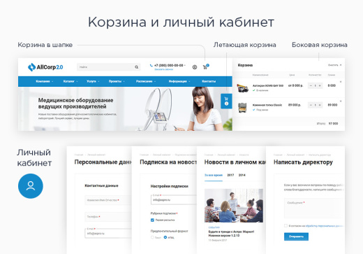 Аспро: Корпоративный сайт 2.0 + 1С-Битрикс: Стандарт